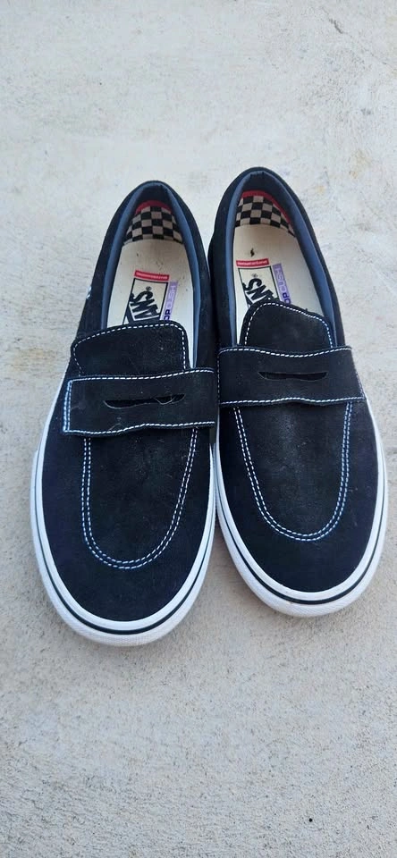 Vans Skate Penny Loafer Black Suede