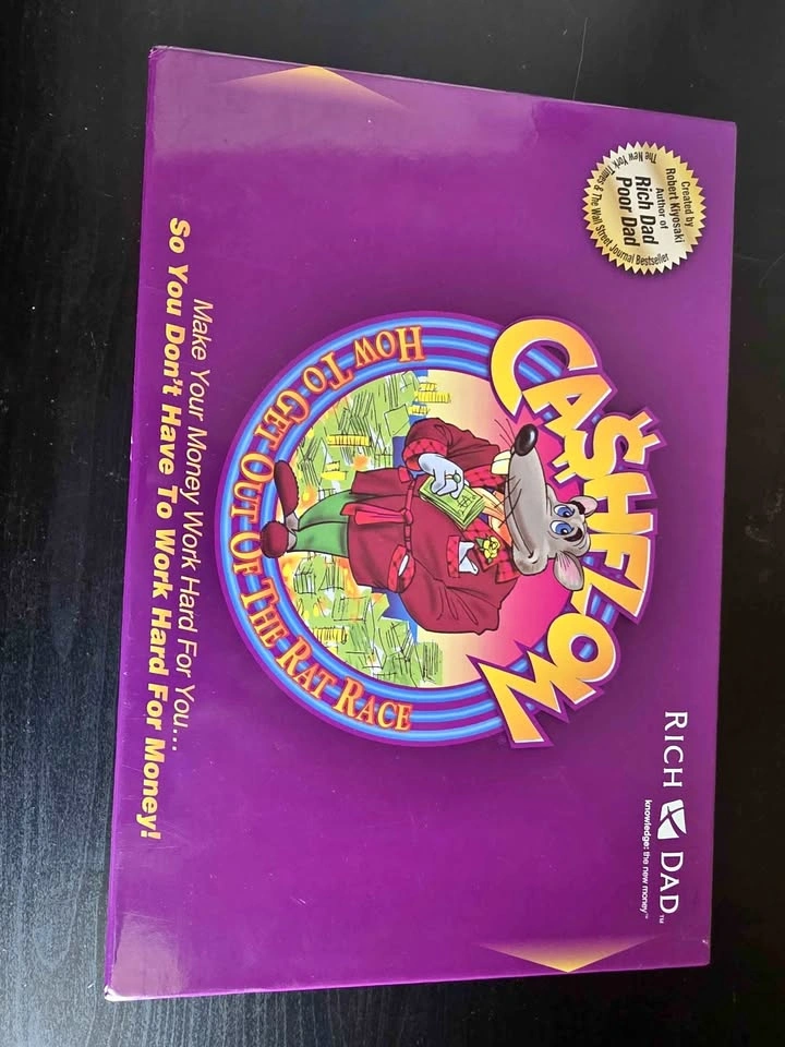 Rich Dad CASHFLOW 101 Board Game COMPLETE Lightly Used