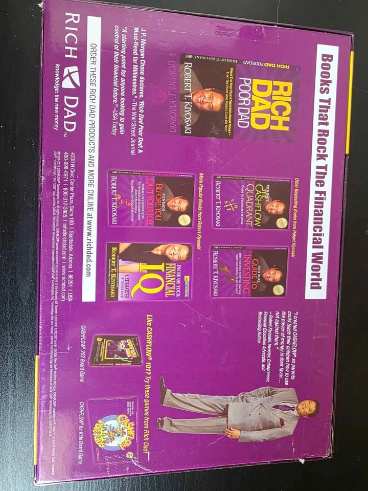 Rich Dad CASHFLOW 101 Board Game COMPLETE Lightly Used - photo 2