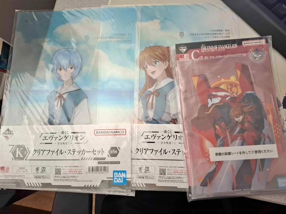 Rei Ayanami & Asuka Langley Folders + Acrylic (Asuka)