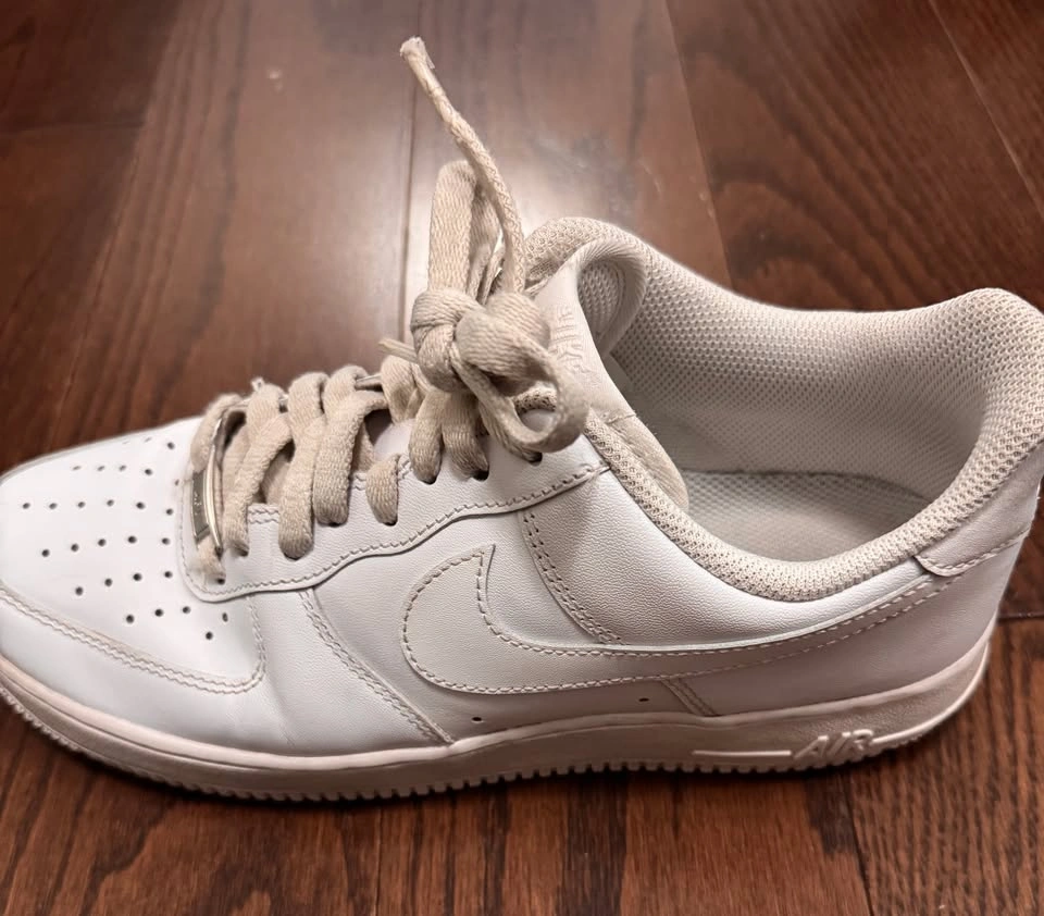 Nike Men's White Air Force 1 ~ Size 9 - photo 2