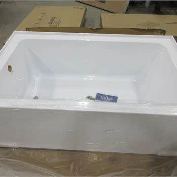 Kingston Brass 60" Alcove Soaking Bathtub - White - photo 5