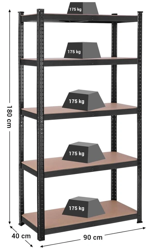 New 5-Tier Heavy-Duty Shelving Unit (UGLR040B01) - photo 2
