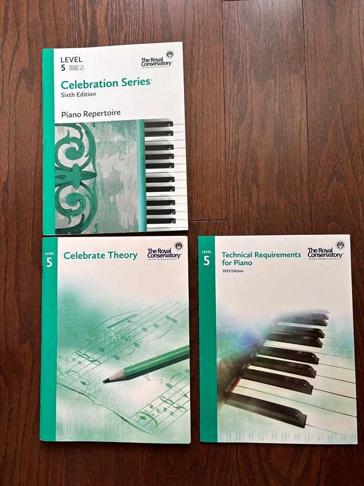 Royal Conservatory Level 5 Piano Books (2015)