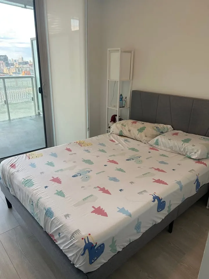 Full Size Bed Frame with Headboard (Immediately available) image indicator(2)