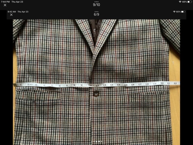 Vintage Men's Wool Blazer - European Made - Size 49/50 - photo 3