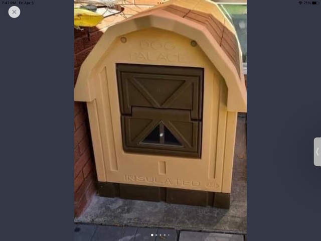 Dog Palace Dog House with Central Heater