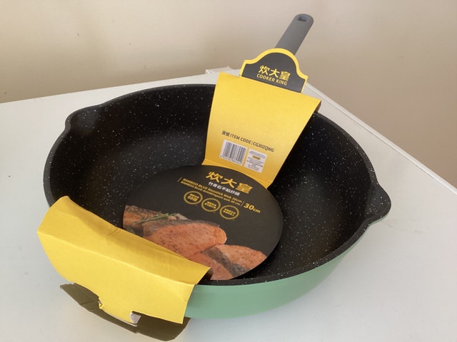 BAMBOO BLUE Nonstick Wok 30cm - photo 3