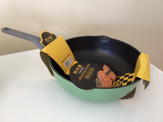 BAMBOO BLUE Nonstick Wok 30cm - photo 5