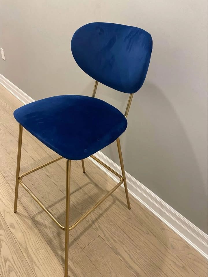 Fancy High Chair (2) - Royal Blue, Golden Trim - photo 2