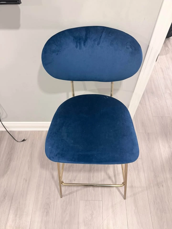 Fancy High Chair (2) - Royal Blue, Golden Trim - photo 5