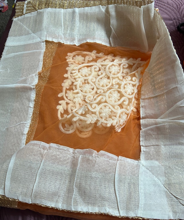 Orange dupatta - photo 2