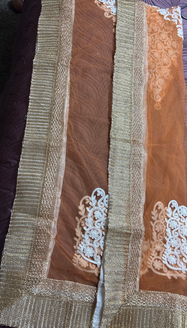 Orange dupatta - photo 3