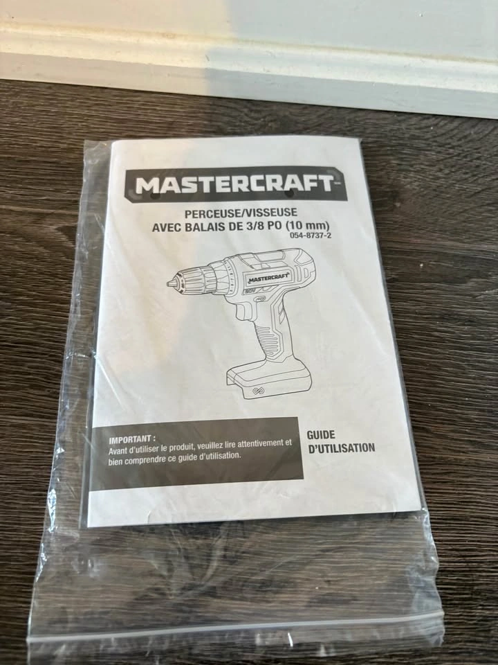 Mastercraft 20V Cordless Drill/Driver Kit - photo 3