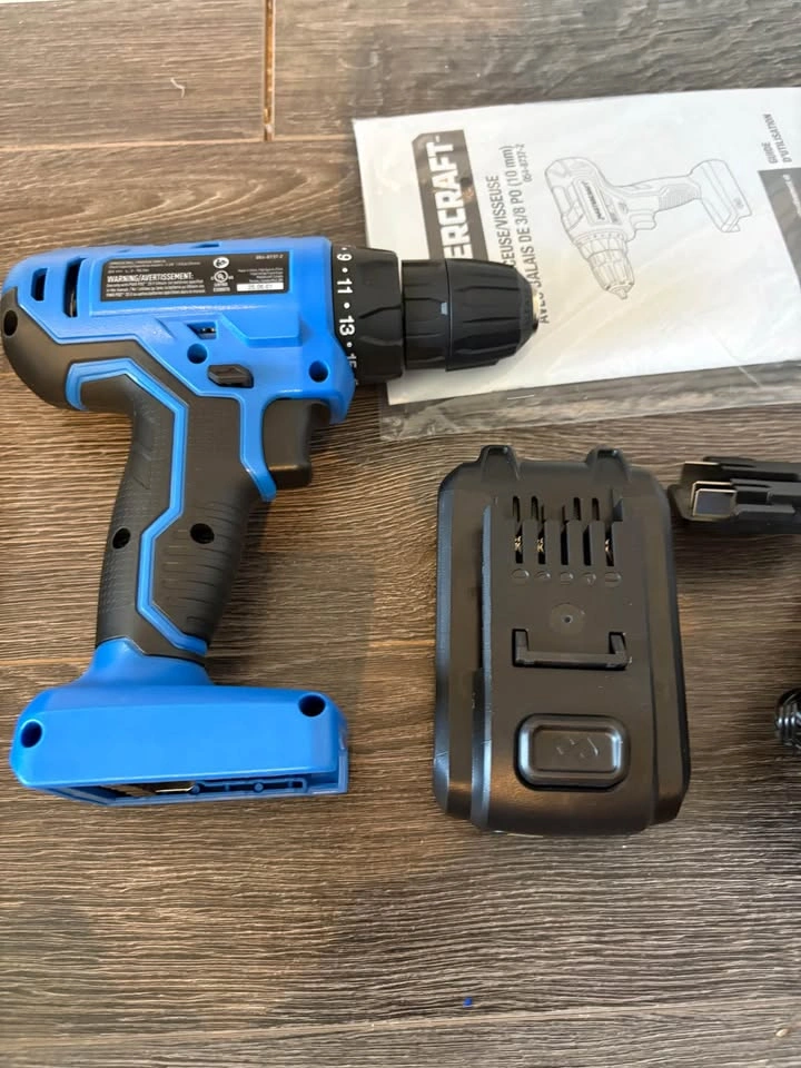 Mastercraft 20V Cordless Drill/Driver Kit - photo 5