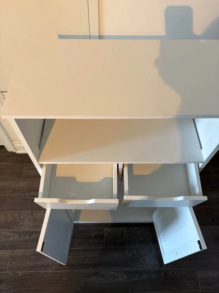 Floor Storage Cabinet Organizer w/ Door & Drawer - photo 3