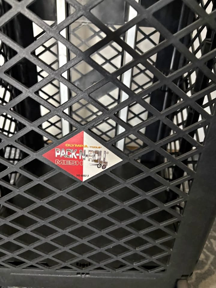 Olympia Pack -N- Roll Mesh Rolling Cart