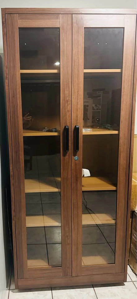 Glass Display Cabinet with Doors & 4 Shelves - Brand New - photo 3