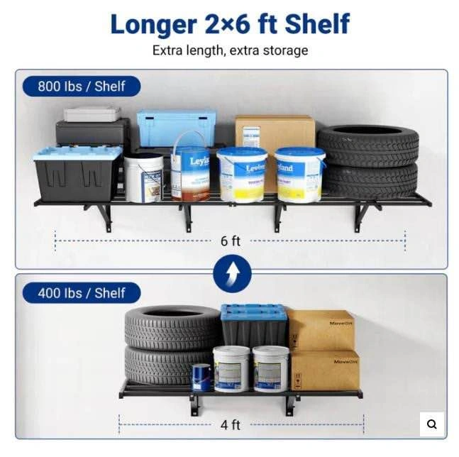 FLEXIMOUNTS Heavy Duty Garage Shelves 2-Pack - Brand New - photo 5