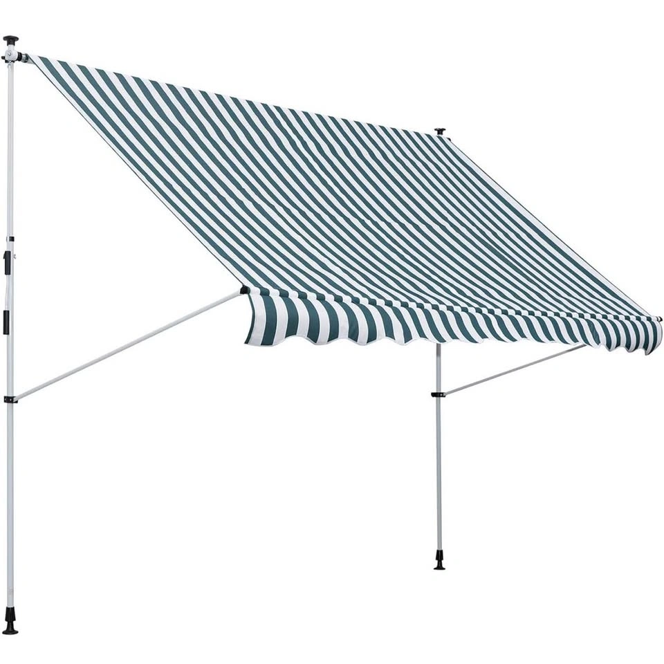 Outsunny 10x5ft Manual Retractable Awning – Patio Sun Shade Cano - photo 3