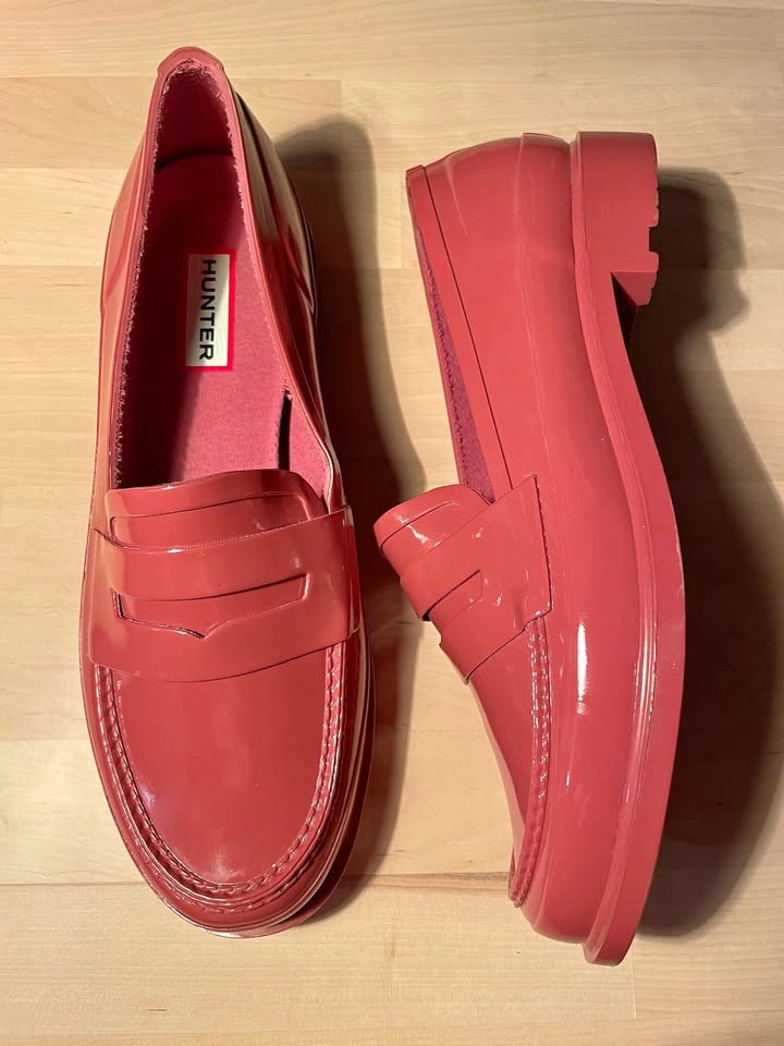 Hunter Rubber Loafers Size 7 US
