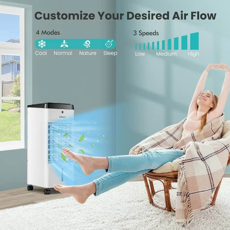Costway 4-in-1 Evaporative Air Cooler Fan & Humidifier - photo 3