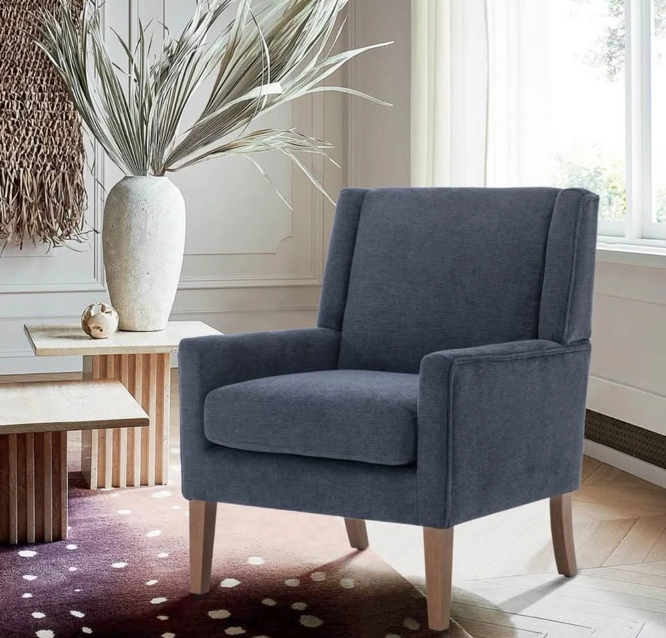 Brand New COLAMY Modern Wingback Accent Chair – Fully Assembled, - photo 2
