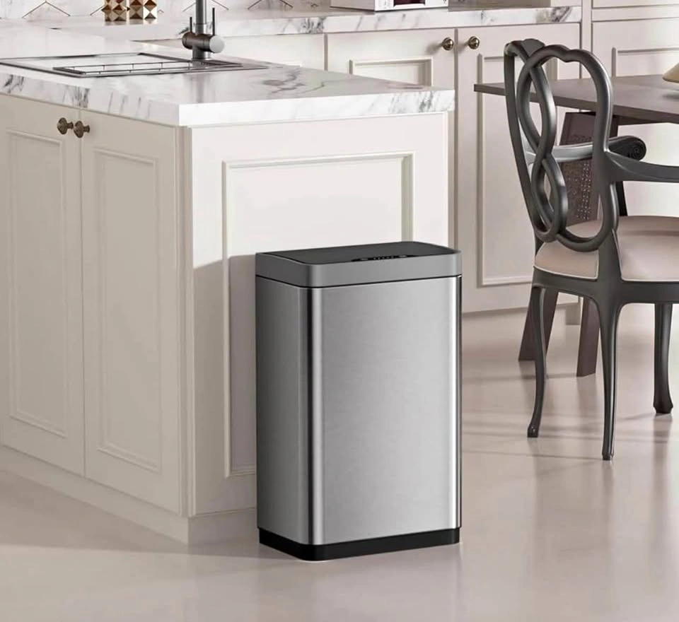 Mbillion 15 Gallon Touchless Trash Can – Motion Sensor