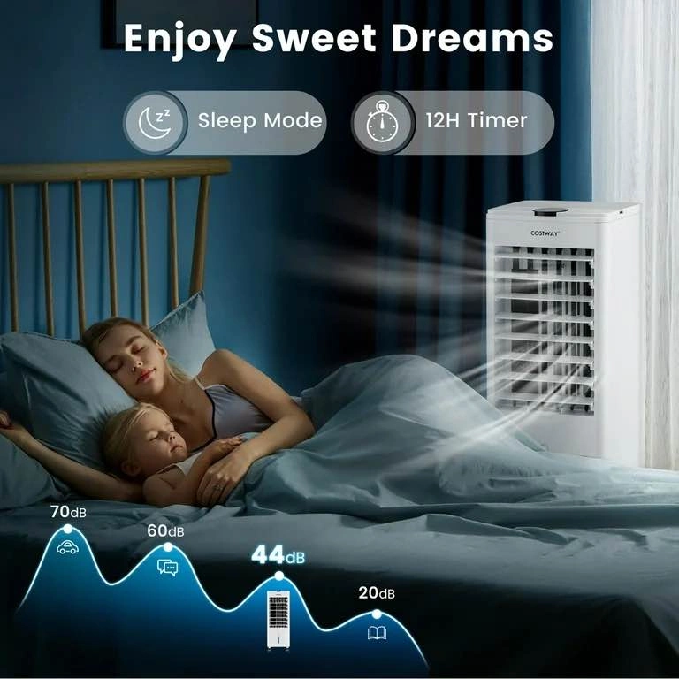 Costway Portable Evaporative Air Cooler Fan with Remote & Oscill - photo 3