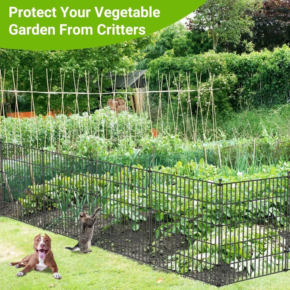 10 Panel No Dig Decorative Garden Fence - 40" x 23.6ft - photo 5