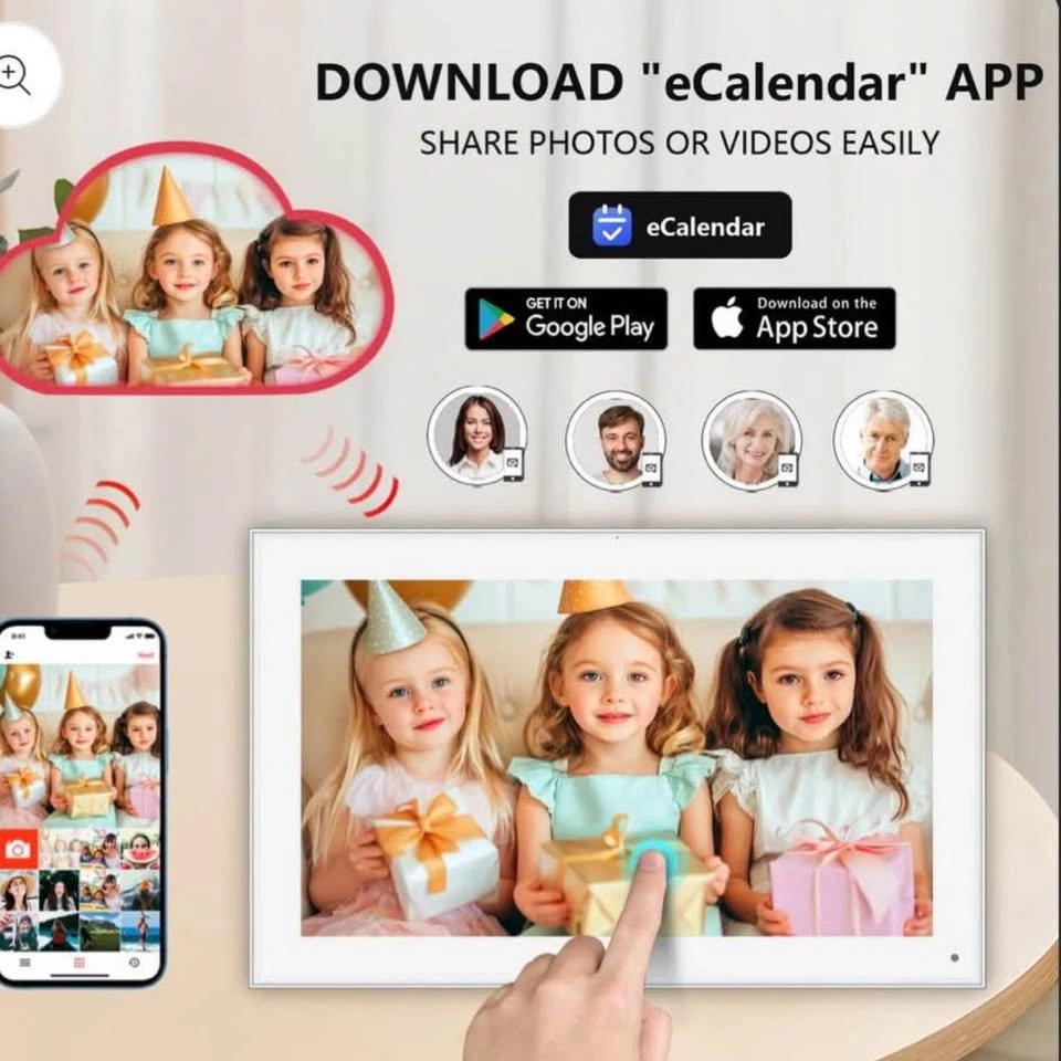 15.6” Smart WiFi Digital Calendar & Chore Chart – HD Touch Scree - photo 3