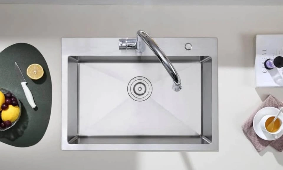 25” Stainless Steel Drop-In Kitchen Sink – Brand New - photo 4
