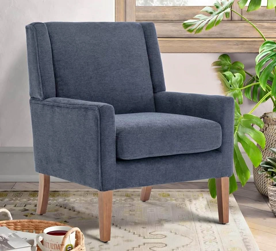 COLAMY Modern Wingback Accent Chair – Brand New