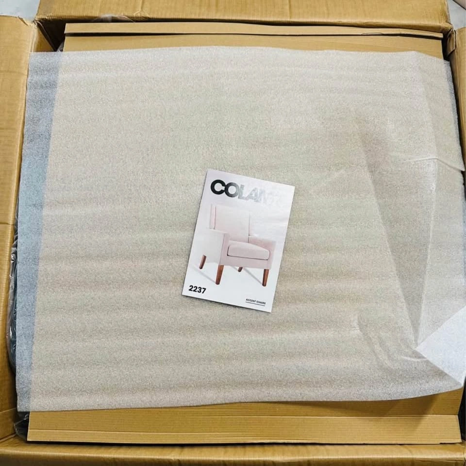 COLAMY Modern Wingback Accent Chair – Brand New - photo 3