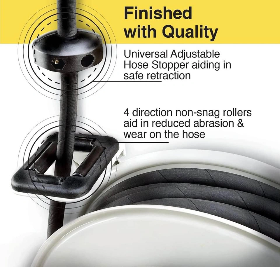 ReelWorks Retractable Oil Hose Reel 1/2" x 50FT - photo 5