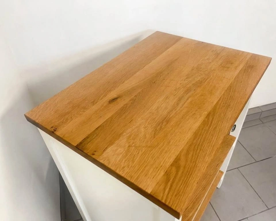 IKEA TORNVIKEN Kitchen Island - White/Oak - Great Condition - photo 3