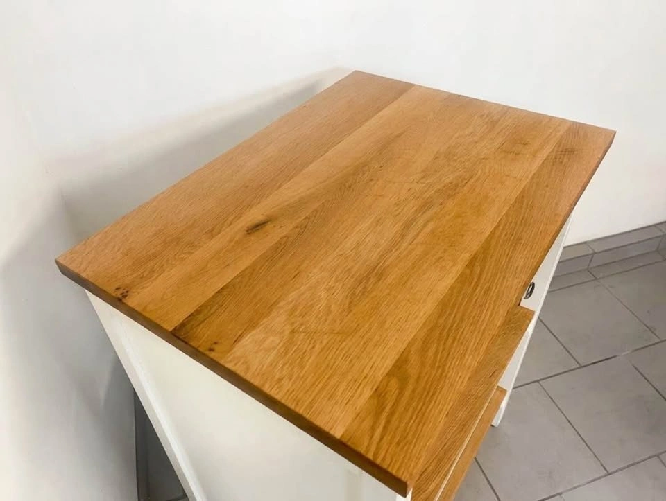 IKEA TORNVIKEN Kitchen Island - White/Oak - Great Condition - photo 4