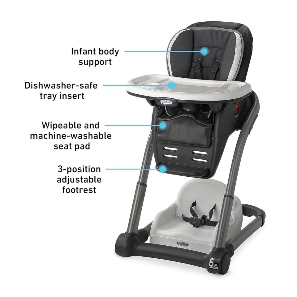 Brand New Graco Blossom 6-in-1 High Chair & Booster - photo 2