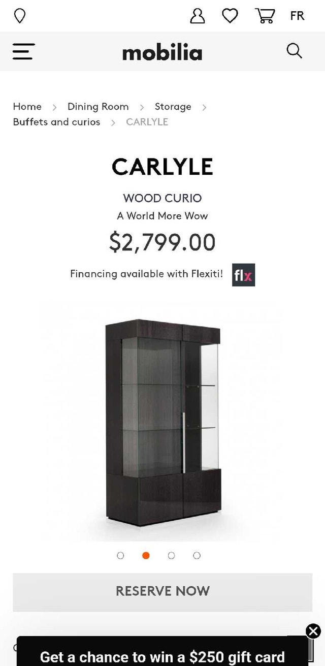 Italian made display