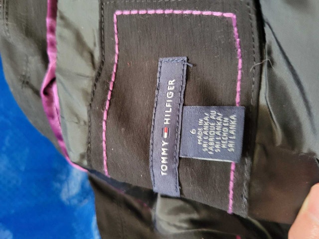 Tommy Hilfiger Blazer Size 6 Black - photo 2