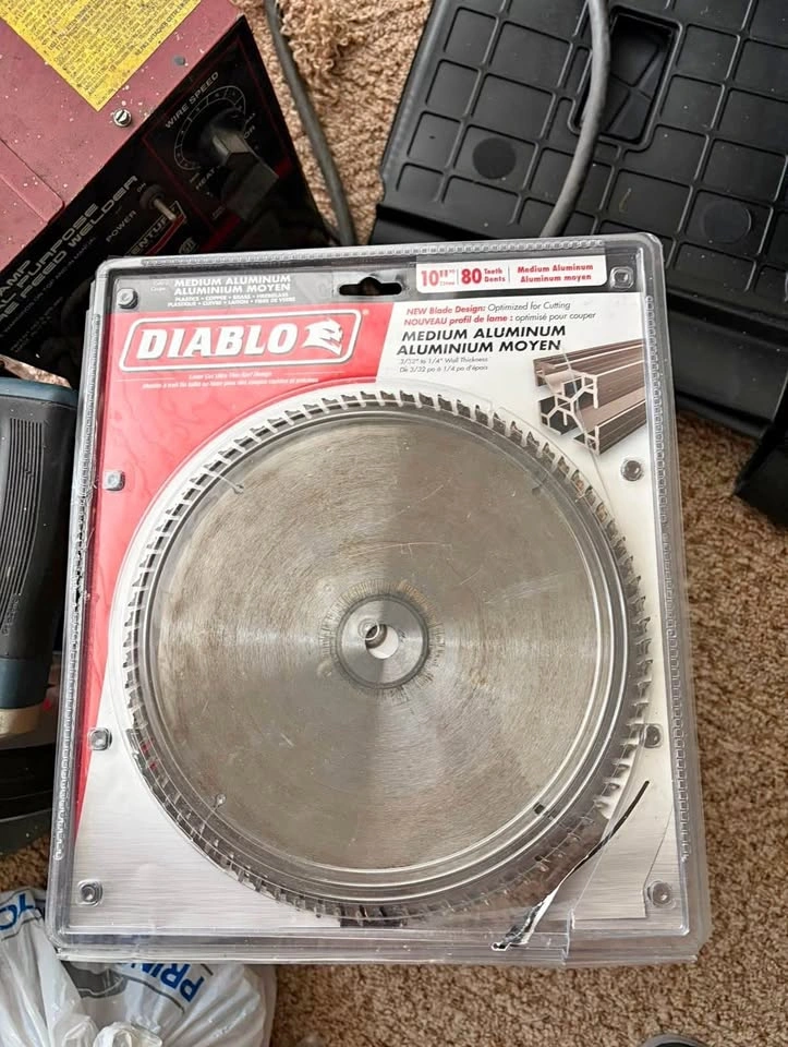 Diablo 10” 80-Tooth Aluminum Cutting Blade