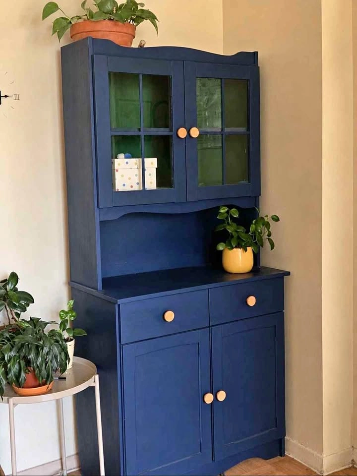 Blue hutch - Bookcase