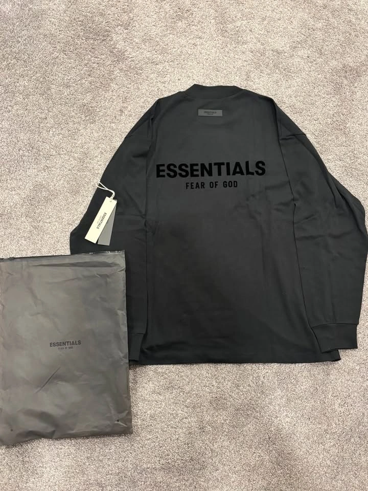 Essentials Fear of God Black Long Sleeve (M) - photo 2