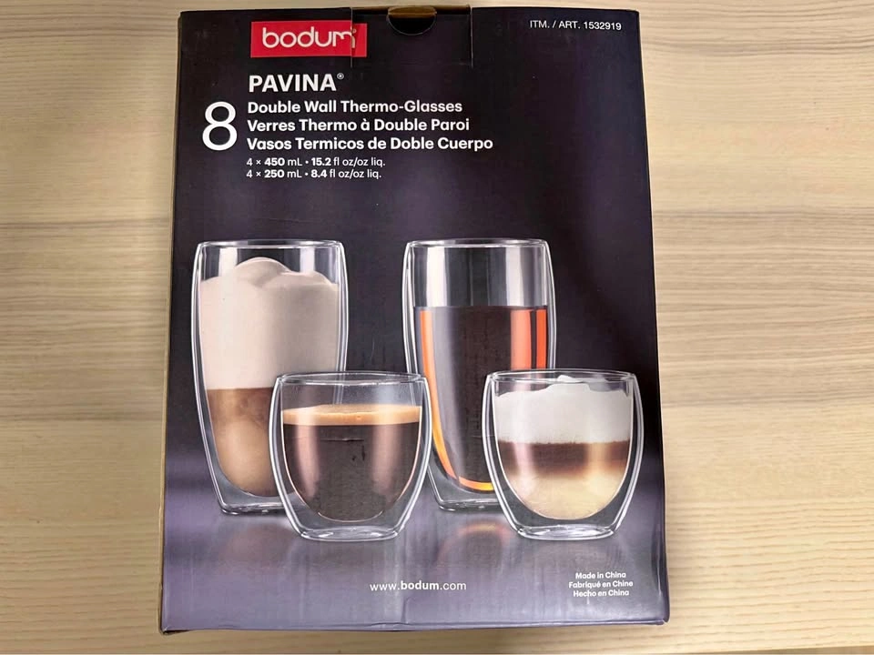 Bodum PAVINA Double Wall Thermo-Glasses (8 pcs)