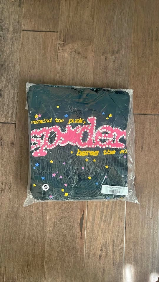 Sp5der P*nk V2 Hoodie Size Small