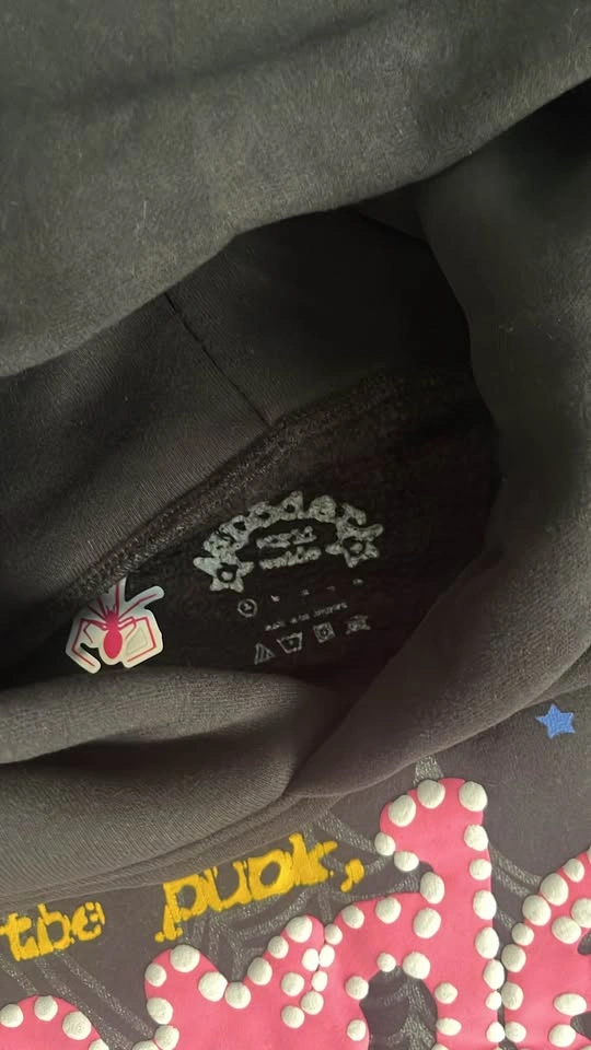 Sp5der P*nk V2 Hoodie Size Small - photo 3