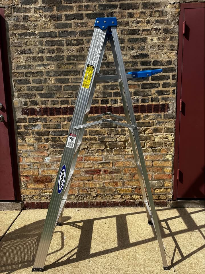 WERNER 6 ft Aluminum Stepladder, 250 lb Capacity - photo 2