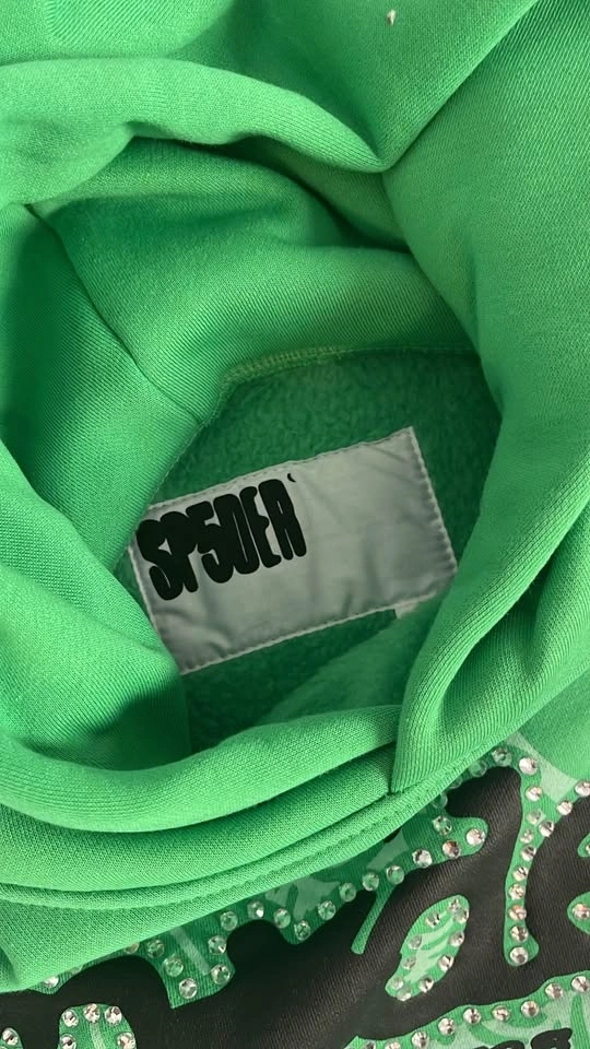 Sp5der Hoodie Slime Green Size Small - photo 2