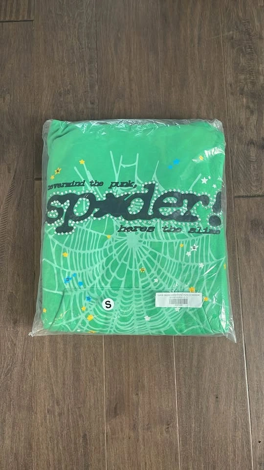 Sp5der Hoodie Slime Green Size Small - photo 3