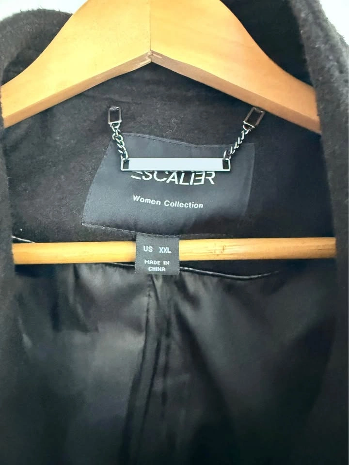 Escalier Wool Trench Coat - Women's Large - photo 2